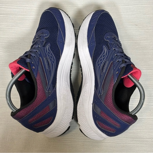 Saucony Cohesion 15 Running Athletic Shoes-Blue Pink-Women Size 9.5 - Picture 6 of 10